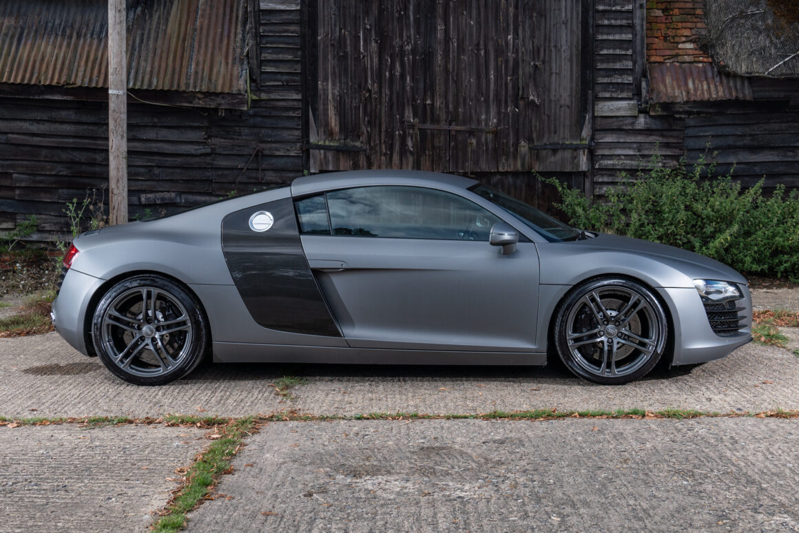 Audi R8 with factory Wrap